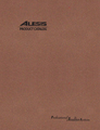 视听杂志-ALESIS产品 第1201期; 美国ALESIS爱丽丝产品画册